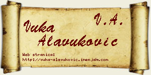 Vuka Alavuković vizit kartica